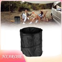 ราคา Nxarose ถังขยะ 24 แกลลอนแบบใช้ซ้ำได้กลางแจ้งแบบพกพา UP Camping การออกแบบล็อคขยะแบบพับได้สำหรับงานปาร์ตี้รีไซเคิล สีดำ (52006495471)