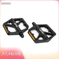 ราคา nxarose แป้นเหยียบจักรยาน 1 คู่บนภูเขาพร้อมที่วางเท้าไฟเบอร์โพลีอะมายด์ขยายขนาดกันลื่นและคำเตือนสะท้อนแสงสีดำ (50606202349)
