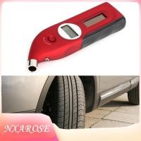 ราคา Nxarose เครื่องวัดความดันลมยางแบบดิจิตอลพลังงานแสงอาทิตย์และแบตเตอรี่ขับเคลื่อนไวน์แดง 2 150 PSI พร้อมไฟ LED จอแสดงผล LCD การวัดดอกยาง (58157311269)