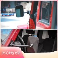 ราคา Nxarose Nxarose กระจกมองข้างประตูปิดกระจกสี่เหลี่ยมผืนผ้า 4x4 Off road QUICK RELEASE สำหรับ JEEP Wrangler (51506858815)