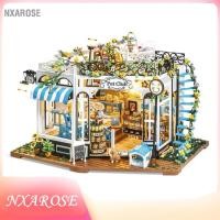 ราคา Nxarose Nxarose มินิร้านขายสัตว์เลี้ยงโมเดลตุ๊กตาทำมือด้วยแสง 3D ปริศนาอาคารชุดสำหรับผู้ใหญ่ของสะสมสัตว์ขนาดเล็กบ้านประดับห้องของเล่น (47306214304)