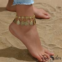 ราคา COD ส่งเร็วจากไทย เหรียญเงินแกะสลักโบราณสไตล์โบฮีเมียนสำหรับผู้หญิงสไตล์ย้อนยุค Ten (28889246346)