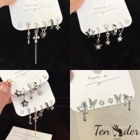 ราคา COD ส่งเร็วจากไทย S925ต่างหูสตั๊ดประดับโบว์ประดับเพทาย ชุดต่างหูสตั๊ด Y2K แสงหรูหรา เครื่องประดับแฟชั่น สำหรับผู้หญิง Te (43367566018)