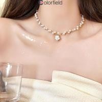 ราคา Colorfield สร้อยคอไข่มุกฝรั่งเศส Camellia ประดับไข่มุก สไตล์ฝรั่งเศสหวาน แฟชั่นสําหรับผู้หญิงสำหรับผู้หญิง เครื่องประดับ (26773770774)