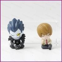 ราคา G2P 4pcs Death Note Ryuk Light Yagami Misa Amane Lawliet Chibi Action Figure เครื่องประดับ P2G (55507369408)