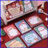 ราคา G2P 50PCS คริสต์มาส Sticky Notes Memo Pads การ์ดอวยพรเครื่องเขียนการ์ตูน Creative นักเรียน Notepad สํานักงานโรงเรียน Su (55607319564)
