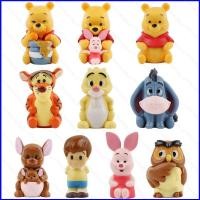 ราคา G2P 10 ชิ้น Winnie the pooh Action Figure Piglet Tigger Eeyore Roo ตุ๊กตาของเล่นเครื่องประดับคอลเลกชัน P2G (53406545589)