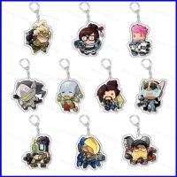 ราคา G2P Overwatch อุปกรณ์ต่อพ่วงสําหรับเล่นเกม Angela Ziegler Gabriel Reyes Shimada Genji พวงกุญแจอะคริลิคนักเรียนกระเป๋าเป้สะพายหลังจี้ (53206514096)