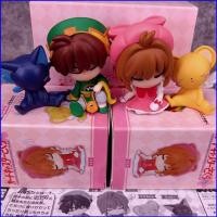 ราคา G2P 4pcs Cardcaptor Sakura Action Figure LI SYAORAN KINOMOTO SAKURA ตุ๊กตาของเล่นสําหรับเด็กเครื่องประดับ P2G (46056670713)