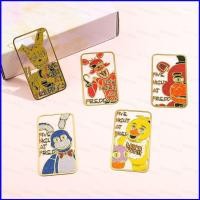 ราคา G2P FNAF ที่คั่นหนังสือโลหะของขวัญสําหรับเด็ก Freddy Foxy Chica Bonnie Five Nights ที่ Freddys โลหะ Openwork Bookmark P2G (45357284643)