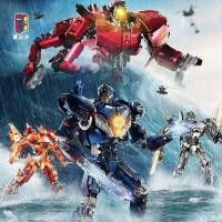 ราคา Pacific Rim 2 Crimson Typhoon Gipsy Danger Coyote Tango Cherno Alpha Striker Eureka Vengeance Wanderer Mech Robot Toy Movable Model Figure Child Gift Action Pacific Rim Figure (49157037136)