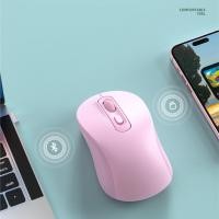 ราคา ตัวรับสัญญาณ USB เมาส์ไร้สายบลูทูธ 5 2 แบบชาร์จไฟได้ 1600 DPI เงียบ 2 4GHz เมาส์ไร้สายโหมดคู่ Bluetooth (27871445303)