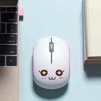 ราคา เมาส์ไร้สาย 2 4GHz ชาร์จ usb MINI การ์ตูนไร้สายเมาส์สัตว์เลี้ยง Bad Circle เมาส์กลม (29616339124)