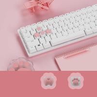ราคา สาวสีชมพู Rock paper scissors Gesture Keycap Cat Paw Keycap ก้น Keycuff คีย์บอร์ดแบบกลไก Keycuffs แมวผายลม Keycap (24295608880)