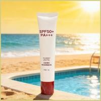 ราคา ครีมกันแดด Brightening SPF 50 Sun Protection Cream โลชั่นกันแดดผิวหน้าสําหรับชายหาด Swimmers นักกีฬา Runners pmuisth (46706794567)