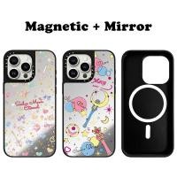 ราคา Carvingโลโก้กระจกMagneticเหมาะสําหรับiPhone 17 Pro Max 17Air 16 Promax 15 Plus 14 Pro 13 12 11 Magic wand Casetifyเคสโทรศัพท์Shock proofปกป้องฝาครอบ (54957201359)