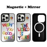 ราคา Carving โลโก้Wish คํากระจกแม่เหล็กปลอกเหมาะสําหรับ iPhone 17 Pro Max 17Air 16 Promax 15 Plus 14 13 12 11 Caseti เคสโทรศัพท์กันกระแทกป้องกันฝาครอบ (56006795043)
