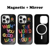 ราคา Wish Wordsกระจกแม่เหล็กปลอกเข้ากันได้สําหรับiPhone 17 Pro Max 17Air 16 Promax 15 Plus 14 13 12 11 Casetiเคสโทรศัพท์กันกระแทกฝาครอบป้องกัน (56955941363)