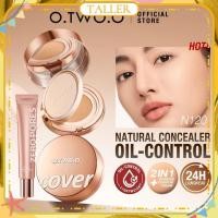 ราคา พร้อมส่ง ชุด 2 ชิ้น O two o รองพื้นและแป้งฝุ่น 2 In 1 ครีมบีบีรองพื้นแบบฟองน้ำ ไพรเมอร์แต่งหน้า สำหรับนักเรียนหญิง (42229013973)