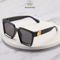 ราคา Retro Large Frame Sunglasses Unisex Super Cool Spicy Girl Glasses UV Resistant Sunglasses Geoo (28771816591)