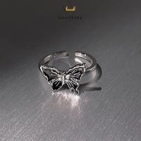 ราคา Elegant Butterfly Ring Fashion Personality Creative Ring Open Mouth Ring Geoo (25039857769)