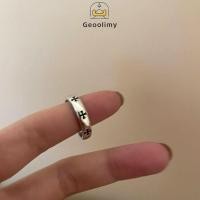 ราคา Vintage Cross Ring Design Sense Fashion Personality Ring Open Mouth Ring Geoo (24739866177)