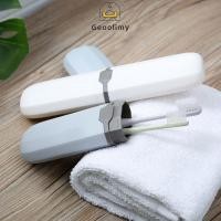ราคา กล่องใส่แปรงสีฟัน กล่องเก็บแปรงสีฟันไฟฟ้า ยาสีฟัน ดินสอ แบบพกพา สําหรับเดินทาง ห้องน้ํา Geoo (29621060009)