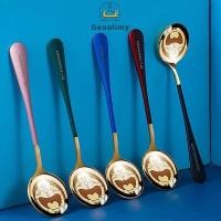 ราคา ช้อนโดราเอมอน ช้อนสแตนเลสลายการ์ตูน ช้อนกลม ช้อนสแตนเลสหนา 4 สี ช้อนโดเรมอน Geoo (28071054238)