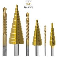 ราคา ดอกสว่านสเต็ป ทรงเจดีย์ ขั้นบันได สว่านขั้นบันได เจาะรู งานไม้ การสล็อต เลื่อย เจาะ ชุด 6 Geoo (27420648572)
