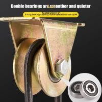 ราคา ลูกรอกประตู ล้อประตูเลื่อนเหล็ก ล้อแหวนร่องขนาด ลูกล้อประตูบานเลื่อน ลูกกลิ้งประตูสไลด์ ทนทานพร้อมตัวยึด Geoo (28121056416)