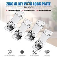 ราคา ล็อคประตู ล็อคประตูแบบหัวเข็มขัดป้องกันการโจรกรรม ล็อคลิ้นชักโต๊ะทำงานสำนักงาน ล็อคตู้เสื้อผ้าในบ้าน Geoo (27870653260)