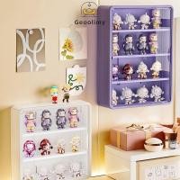 ราคา ตู้โชว์ติดผนัง กล่องใส่โมเดล 3ชั้น 4ชั้น กล่องอะคริลิคใส กล่องโชว์โมเดล PET ชั้นวางโมเดลอคริลิค Geoo (27027522014)
