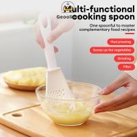 ราคา กระชอน ช้อนบด ที่บดมันฝรั่ง ช้อนตักไข่ ที่ตักแยกไข่แดง ไข่ขาว ช้อนกรอง พลาสติก PP ล้างทำความสะอาดง่าย (26290378849)
