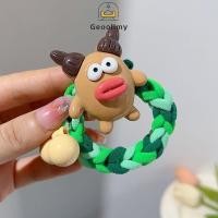 ราคา Cartoon Doll Woven Rubber Band Sweet Cute Hair Rope High Elasticity Ugly Doll Hair Rope Geoo (29579182844)