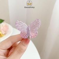 ราคา Colorful Butterfly Clip Butterfly Hairpin Side Sweet Girl Clip Banger Geoo (28929171000)
