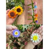 ราคา พวงกุญแจดอกไม้ งาน Handmade ดอกทานตะวัน เดซี่ เยอบีร่า ทิวลิป ลวดกำมะหยี่ ของขวัญปัจฉิม ของขวัญรับปริญญา (54356234964)