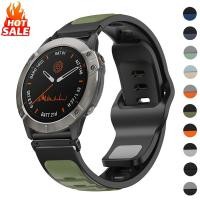 ราคา Quick Fit 22 มม 26 มม ทูโทนสายรัดซิลิโคนสําหรับนาฬิกา Garmin Fenix 8 51 มม 47 มม Fenix 7 7X 6 6X Pro Epix Pro Gen 2 Fenix 5 5Plus 5X Fenix 3 สายคล้องคอ (40416421921)