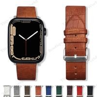 ราคา สายนาฬิกาข้อมือหนัง สําหรับ Apple Watch ultra 49 มม 41 มม 45 มม 38 มม 42 มม 40 มม Iwatch Series 9 8 7 SE 6 5 4 3 2 1 (25375949786)