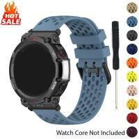 ราคา สายรัดซิลิโคนระบายอากาศ ไม่มีนาฬิกา สําหรับ Amazfit T Rex3 T Rex2 สําหรับ Huami Amazfit T Rex T Rex Pro T Rex2 1 สร้อยข้อมือ ultra Band (40322425773)