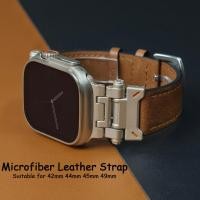 ราคา สายหนังไมโครไฟเบอร์เข้ากันได้สําหรับ แอปเปิล ดู พิเศษ 2 49 มม 45 มม 44 มม 42 มม ฉันดู ชุด 9 8 7 6 5 4 กับ พิเศษ 2 3 (25483891047)