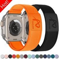 ราคา สายนาฬิกาข้อมือหนังไนล่อน สําหรับ Apple Watch 49 มม 45 มม 44 มม 42 มม 41 มม 40 มม 38 มม Iwatch Series 9 8 7 SE 6 5 4 3 2 1 ultra (24623817626)