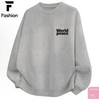 ราคา ไซส์ใหญ่ถึง 5XL เสื้อแฟชั่นกันหนาว Unisex ทรงโอเวอร์ไซส์ฟรีサイส์ ใส่ดัดแปลงได้หลากสไตล์ (29393803114)