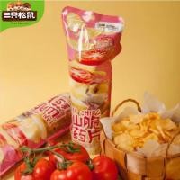 ราคา มันเทศทอดกรอบ รสมะเขือเทศ ตรา3กระรอก 三只松鼠 山药脆片 番茄味 60g (54356692132)