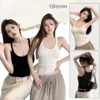ราคา เสื้อกล้ามผู้หญิง เบสิก สีพื้น สไตล์ลำลอง หลากสี FY130 H Qingsun (42507436887)
