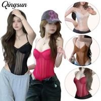 ราคา Qingsun ลายลูกไม้ ชุดบอดี้สูท เข้ารูป เซ็กซี่ ผ้าใส่สบาย สไตล์เกาหลี (47101881980)