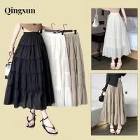 ราคา เสื้อยืดคอกลม กระโปรงยาว ทรงบอลลูน เอวกลางๆ ทรงบานพริ้วๆ ผ้าไหมอิตาลี ผ้าดี ใส่สบาย ไม่ต้องรีด 7313 (40267600934)