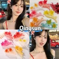 ราคา Qingsun พร้อมส่ง กิ๊ปหนีบผมลายดอกไม้ ใส่สบาย สีสันสดใส ใส่สบาย มีหลายสี VO 31 (44006602056)