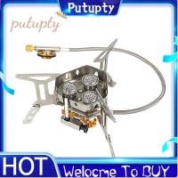 ราคา เตาแก๊สพกพาแบบพับได้ 3 หัว สแตนเลสและทองแดง ใช้งานสะดวกสำหรับการตั้งแคมป์และปิกนิก (45555392783)