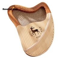 ราคา Rosalind Nick Lyre Harp คุณภาพสูง Lyre Harp ไม้เนื้อแข็ง Mahogany Lyre Harp เครื่องมือพร้อมกล่องสายสํารอง (24793920066)