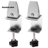 ราคา Rosalind Nick 2 ชิ้น Office Desk Divider Clamp ความเป็นส่วนตัวหน้าจอผู้ถือคลิปวงเล็บหน้าจอ Baffle Clamp Partition สําหรับตาราง Clamp (29585311427)